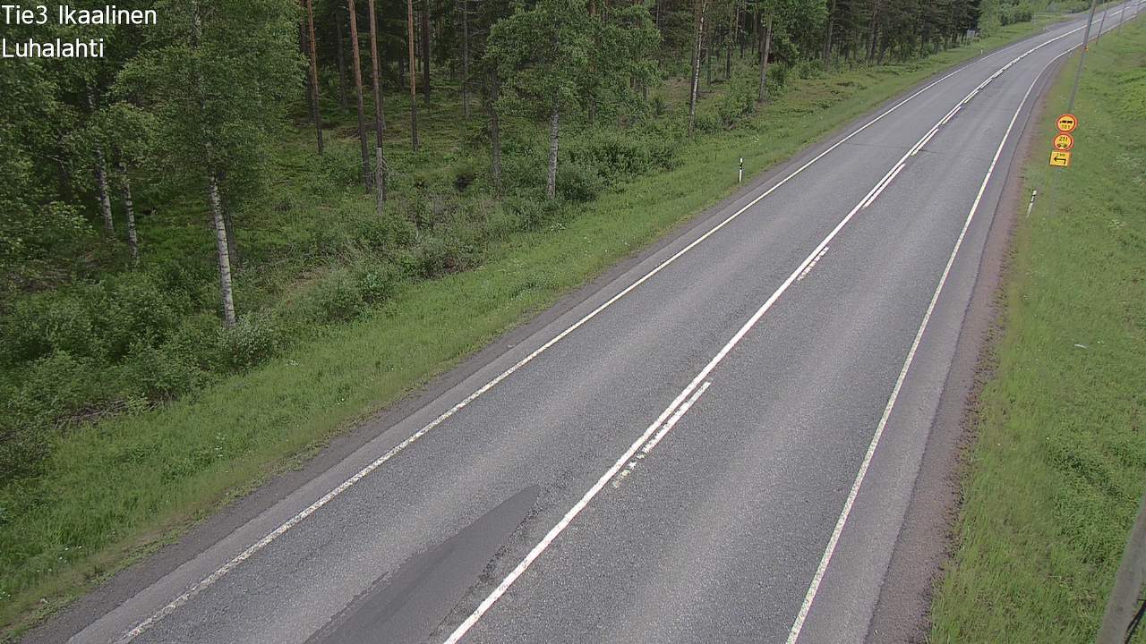 Weather Camera Image Väg 3 Ikaalinen, Luhalahti, Ikaalinen, Pirkanmaa