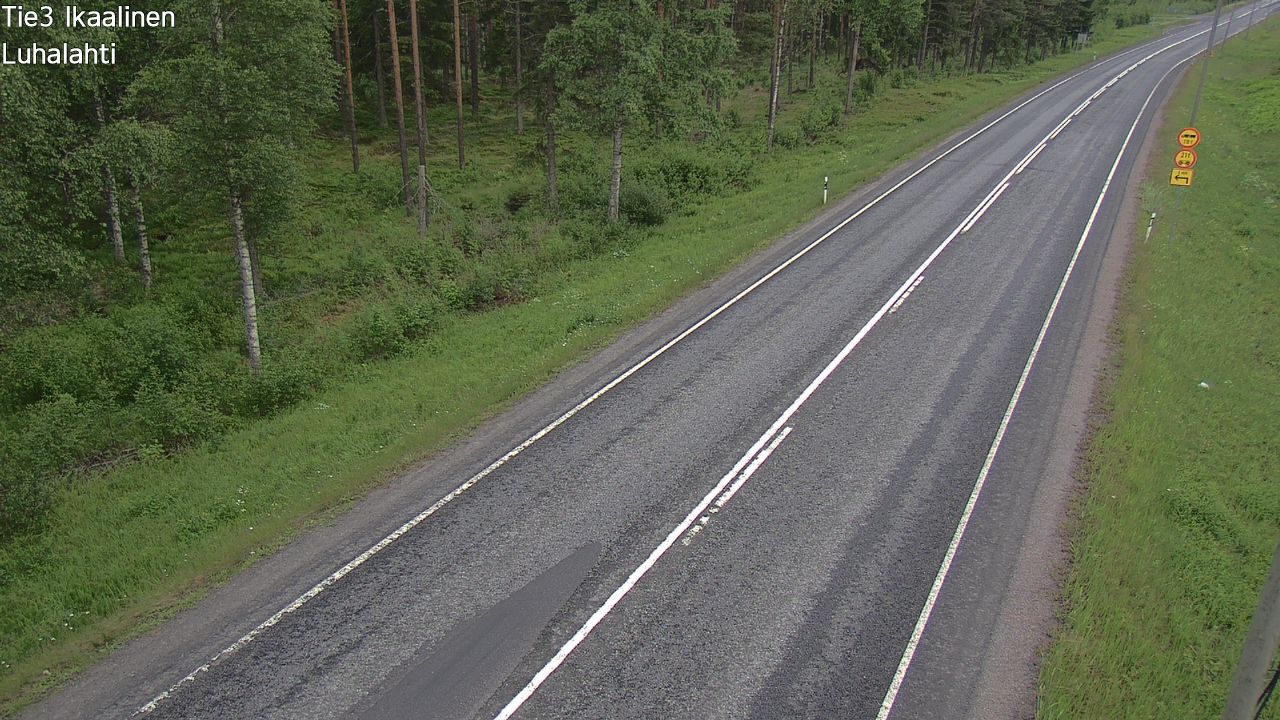 Weather Camera Image Väg 3 Ikaalinen, Luhalahti, Ikaalinen, Pirkanmaa