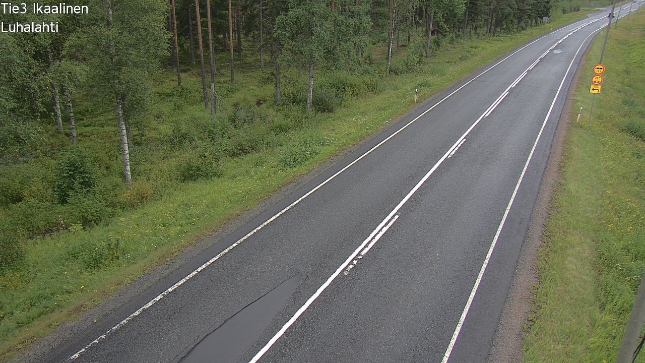 Weather Camera Image Road 3 Ikaalinen, Luhalahti, Ikaalinen, Pirkanmaa