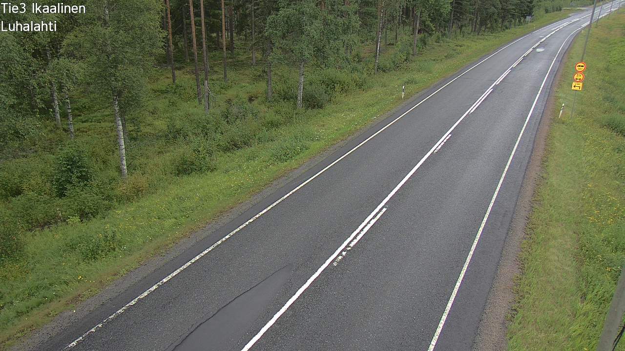 Weather Camera Image Road 3 Ikaalinen, Luhalahti, Ikaalinen, Pirkanmaa