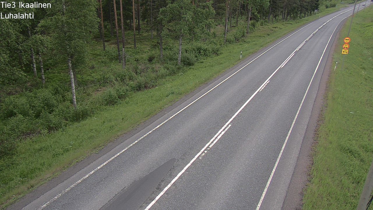 Weather Camera Image Road 3 Ikaalinen, Luhalahti, Ikaalinen, Pirkanmaa