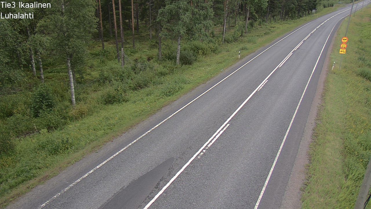 Weather Camera Image Road 3 Ikaalinen, Luhalahti, Ikaalinen, Pirkanmaa