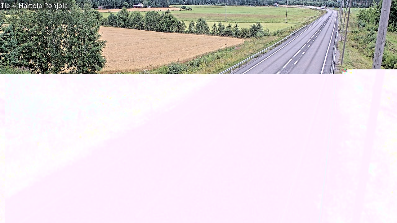 Weather Camera Image Väg 4 Hartola, Pohjola, Hartola, Päijät-Häme