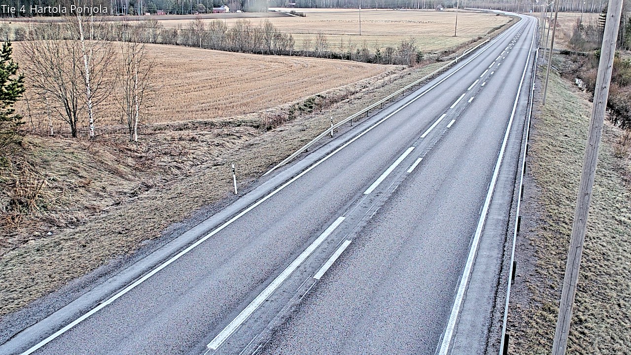 Weather Camera Image Road 4 Hartola, Pohjola, Hartola, Päijät-Häme