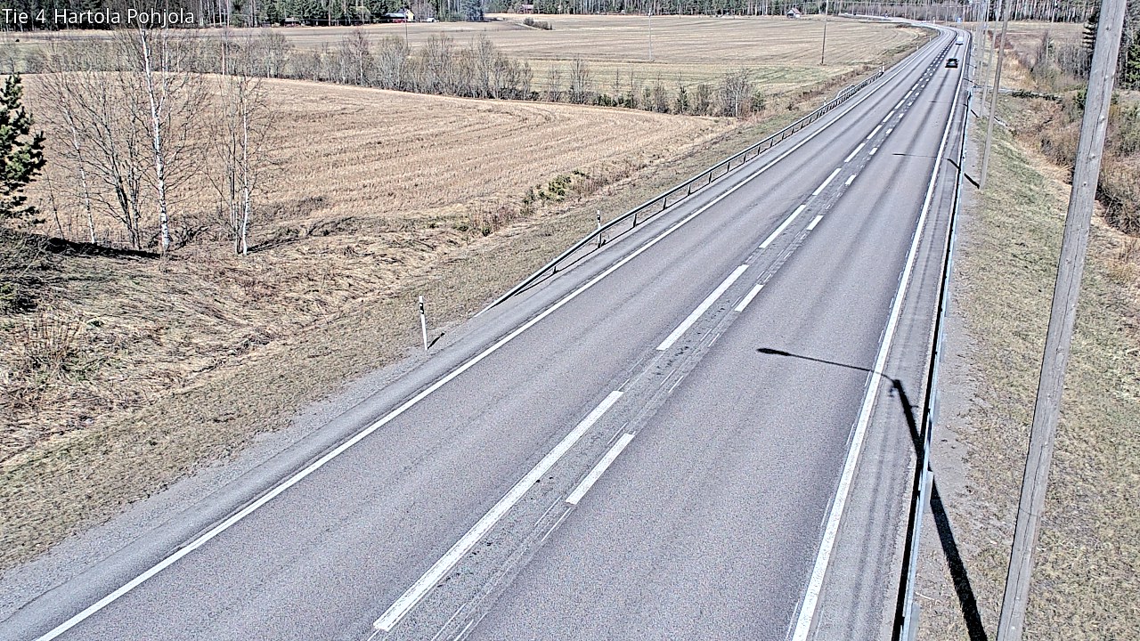 Weather Camera Image Road 4 Hartola, Pohjola, Hartola, Päijät-Häme