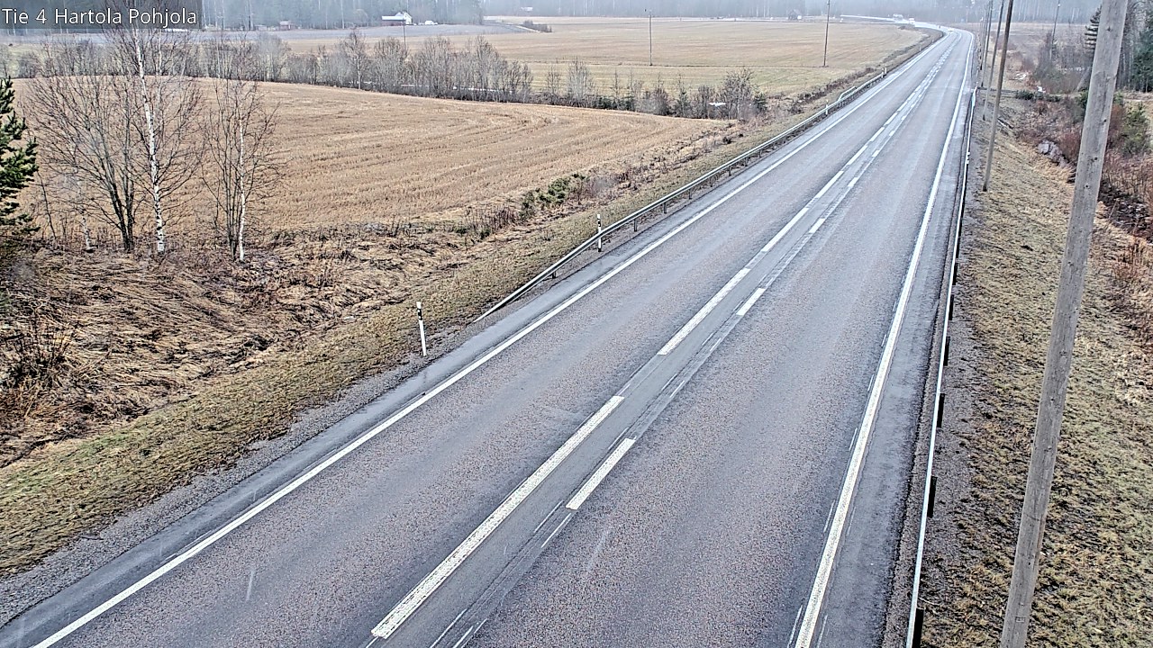 Weather Camera Image Road 4 Hartola, Pohjola, Hartola, Päijät-Häme