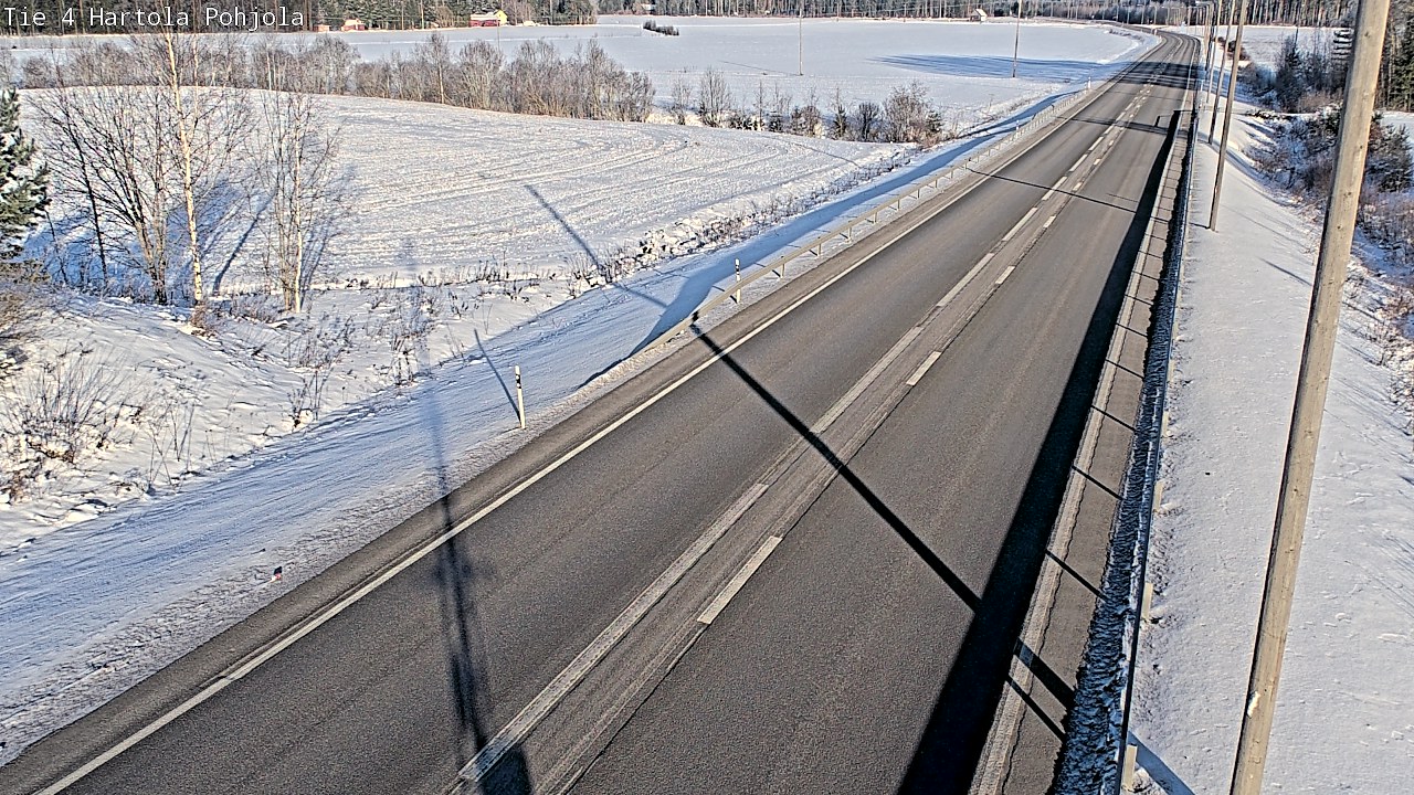 Weather Camera Image Road 4 Hartola, Pohjola, Hartola, Päijät-Häme