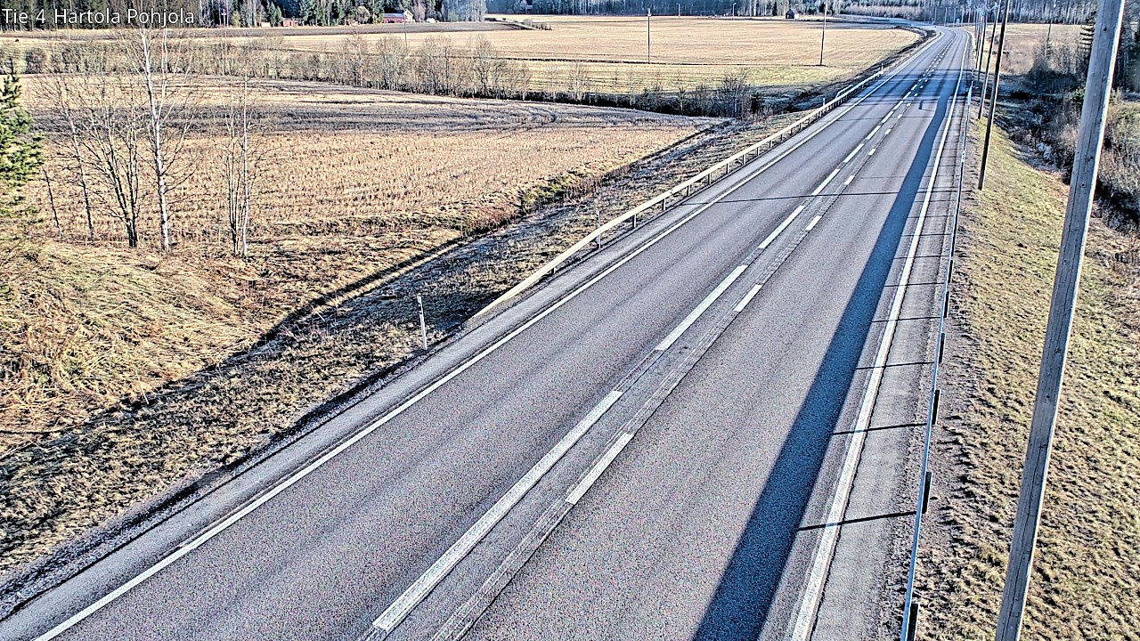 Weather Camera Image Road 4 Hartola, Pohjola, Hartola, Päijät-Häme
