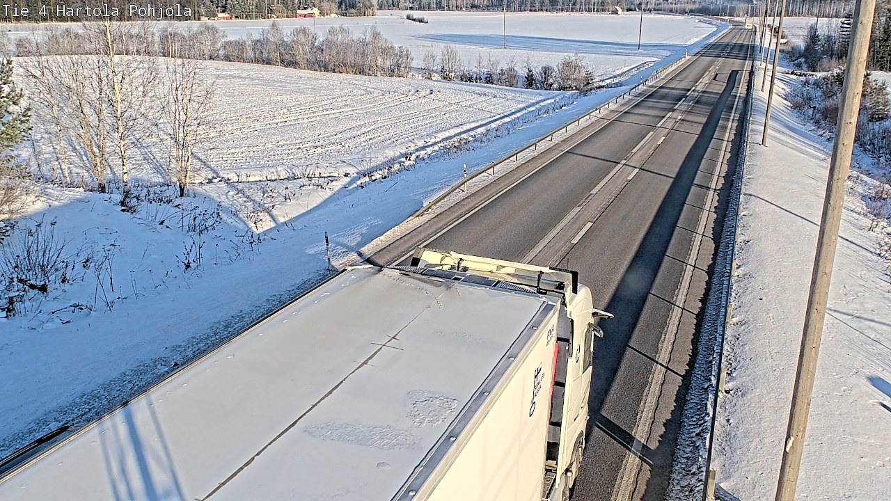 Weather Camera Image Road 4 Hartola, Pohjola, Hartola, Päijät-Häme