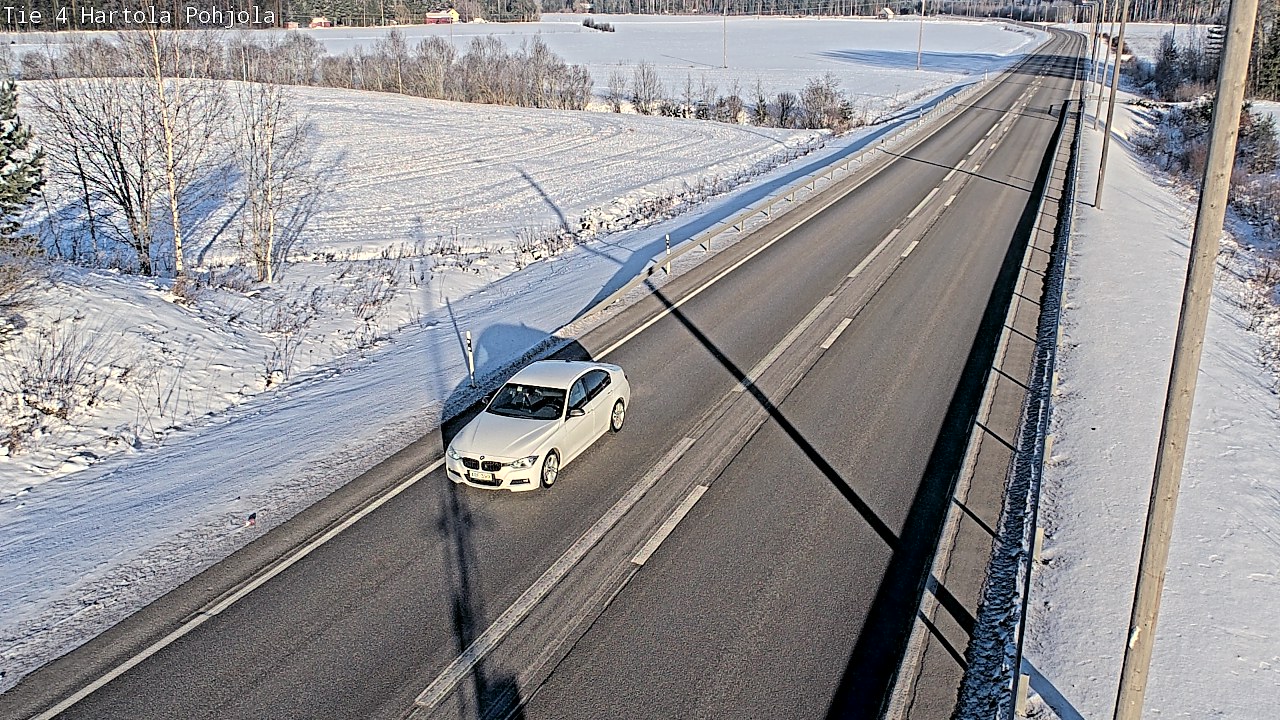 Weather Camera Image Road 4 Hartola, Pohjola, Hartola, Päijät-Häme