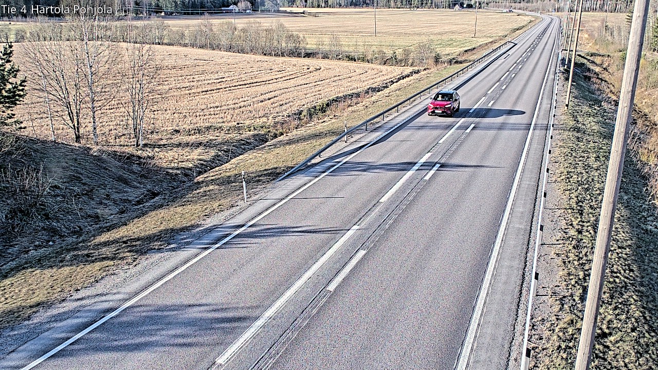 Weather Camera Image Road 4 Hartola, Pohjola, Hartola, Päijät-Häme