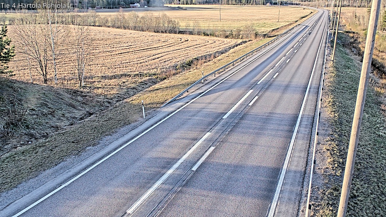 Weather Camera Image Road 4 Hartola, Pohjola, Hartola, Päijät-Häme