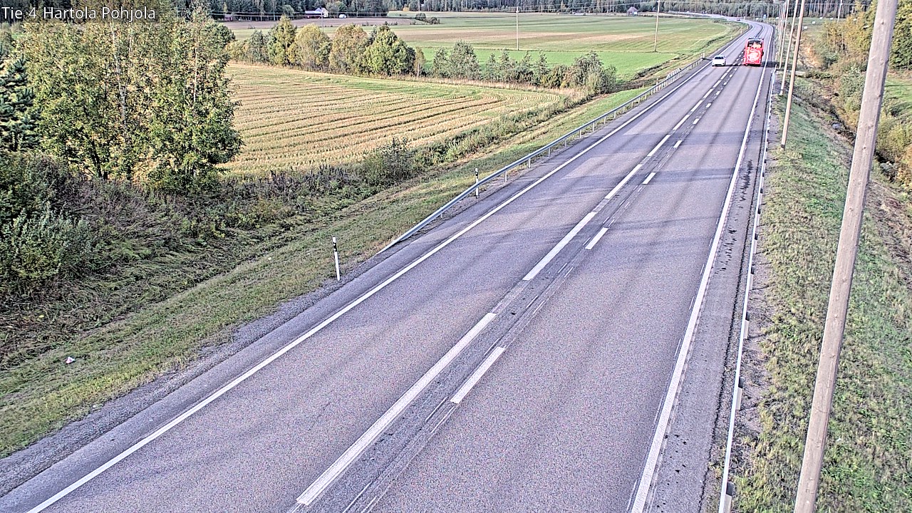 Weather Camera Image Väg 4 Hartola, Pohjola, Hartola, Päijät-Häme