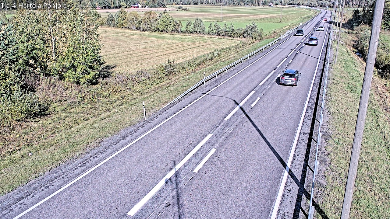 Weather Camera Image Road 4 Hartola, Pohjola, Hartola, Päijät-Häme