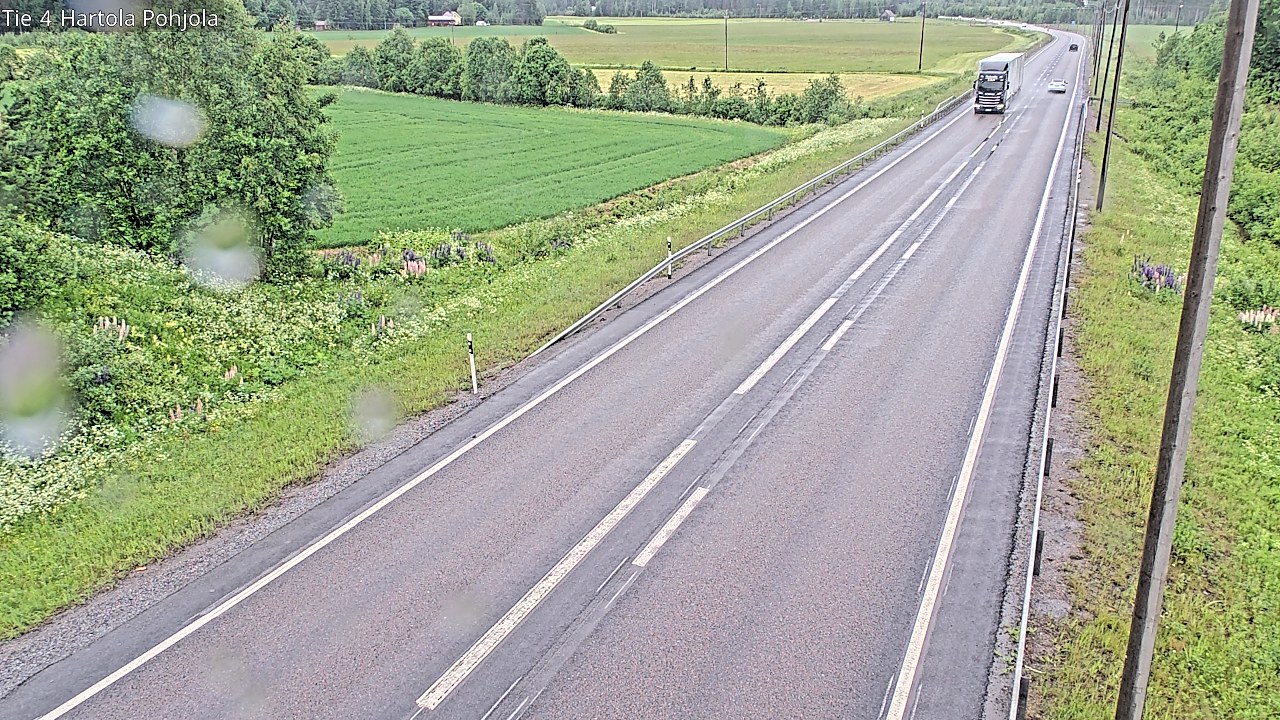 Weather Camera Image Road 4 Hartola, Pohjola, Hartola, Päijät-Häme