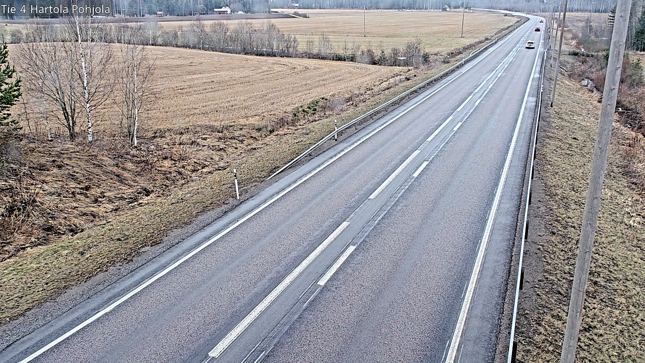 Weather Camera Image Road 4 Hartola, Pohjola, Hartola, Päijät-Häme