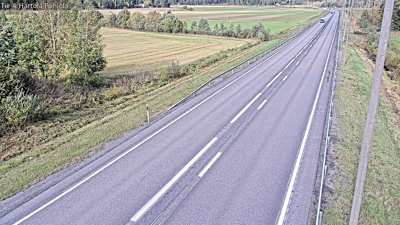 Weather Camera Image Road 4 Hartola, Pohjola, Hartola, Päijät-Häme