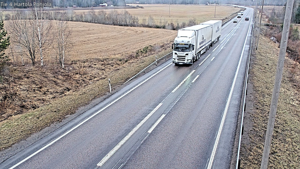 Weather Camera Image Road 4 Hartola, Pohjola, Hartola, Päijät-Häme