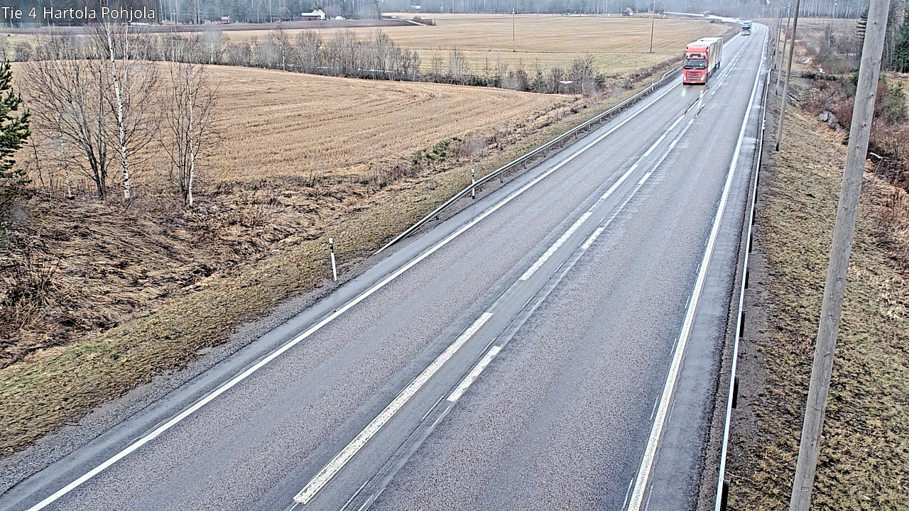 Weather Camera Image Road 4 Hartola, Pohjola, Hartola, Päijät-Häme