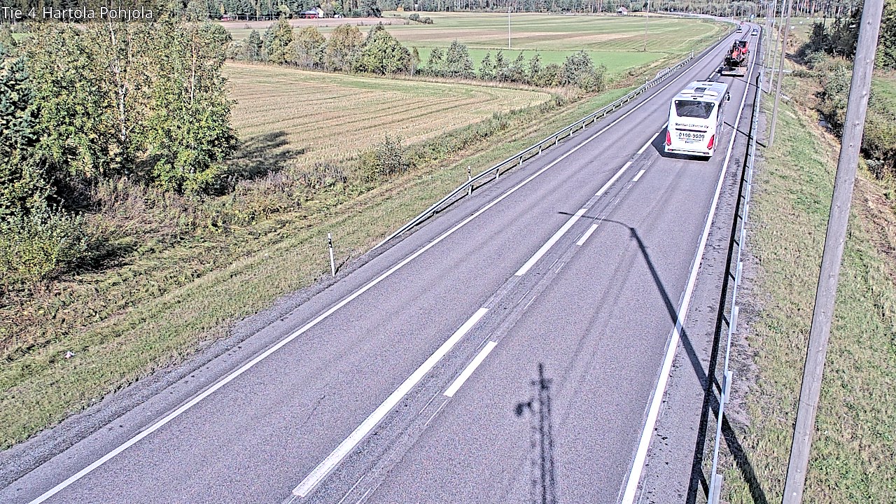 Weather Camera Image Road 4 Hartola, Pohjola, Hartola, Päijät-Häme