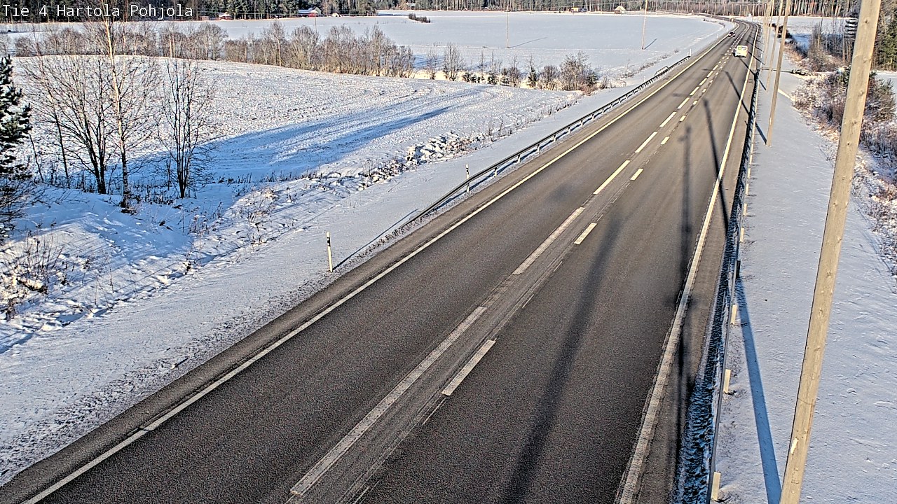 Weather Camera Image Road 4 Hartola, Pohjola, Hartola, Päijät-Häme