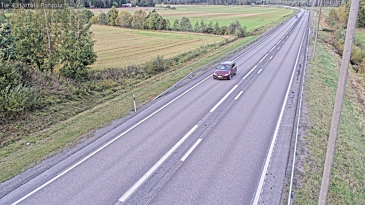 Weather Camera Image Väg 4 Hartola, Pohjola, Hartola, Päijät-Häme