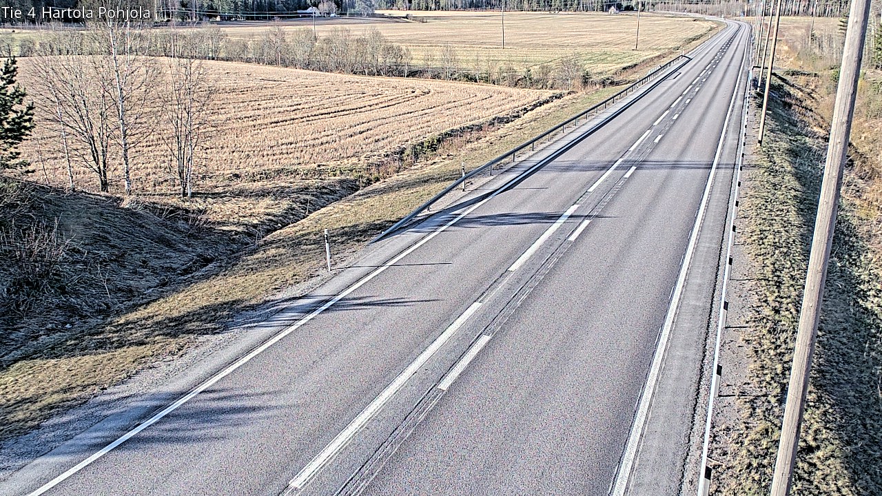 Weather Camera Image Road 4 Hartola, Pohjola, Hartola, Päijät-Häme