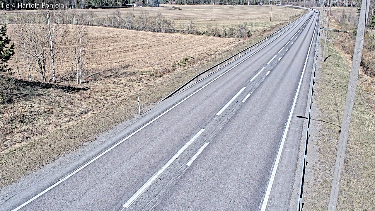 Weather Camera Image Road 4 Hartola, Pohjola, Hartola, Päijät-Häme