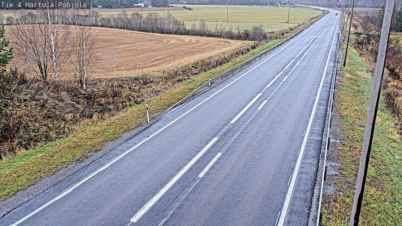 Weather Camera Image Road 4 Hartola, Pohjola, Hartola, Päijät-Häme