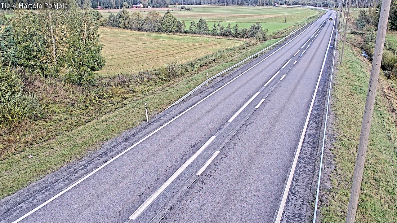 Weather Camera Image Road 4 Hartola, Pohjola, Hartola, Päijät-Häme