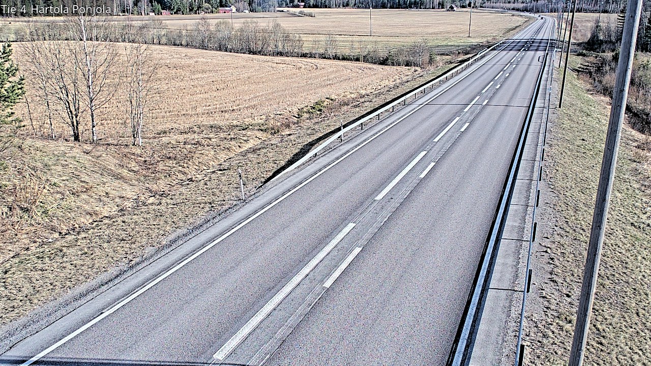 Weather Camera Image Road 4 Hartola, Pohjola, Hartola, Päijät-Häme