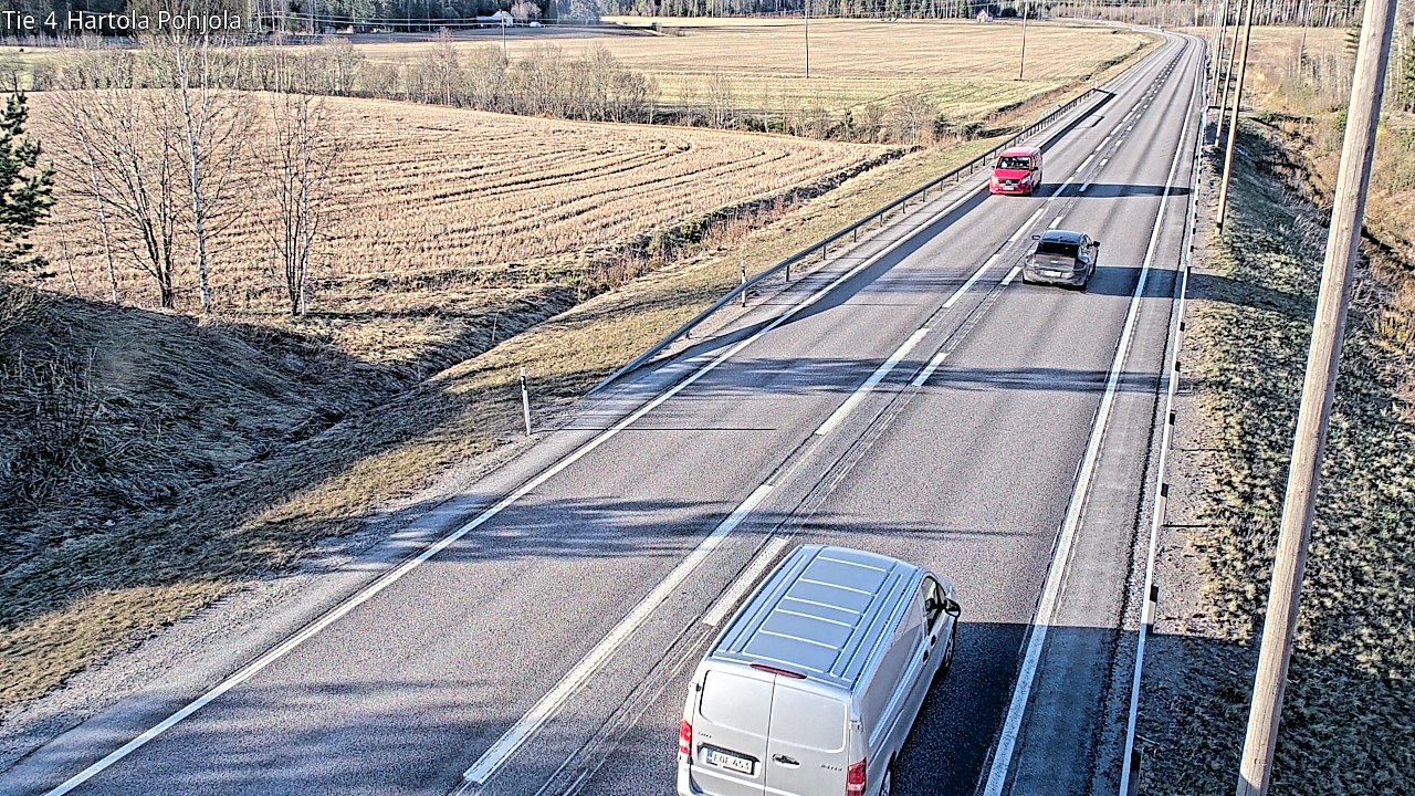 Weather Camera Image Road 4 Hartola, Pohjola, Hartola, Päijät-Häme