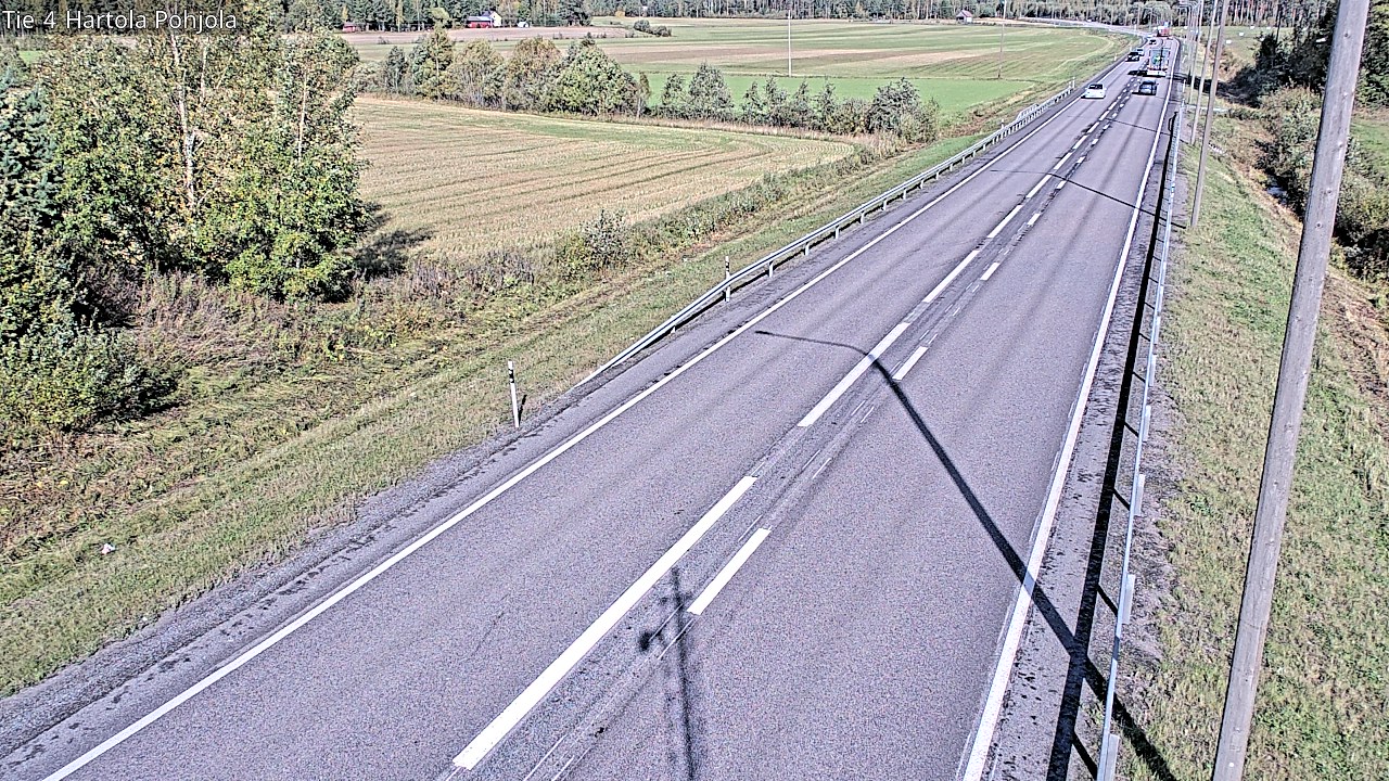 Weather Camera Image Road 4 Hartola, Pohjola, Hartola, Päijät-Häme