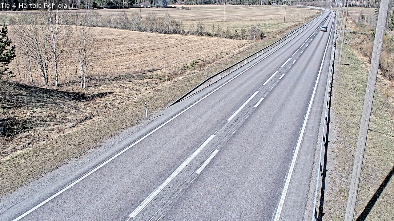 Weather Camera Image Road 4 Hartola, Pohjola, Hartola, Päijät-Häme
