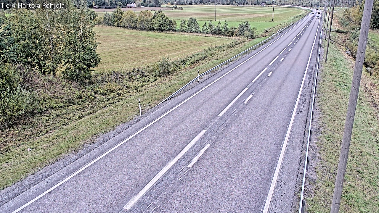 Weather Camera Image Väg 4 Hartola, Pohjola, Hartola, Päijät-Häme