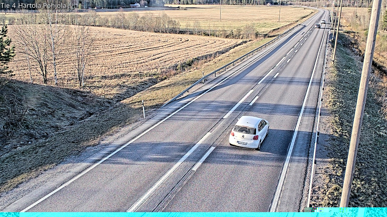 Weather Camera Image Road 4 Hartola, Pohjola, Hartola, Päijät-Häme