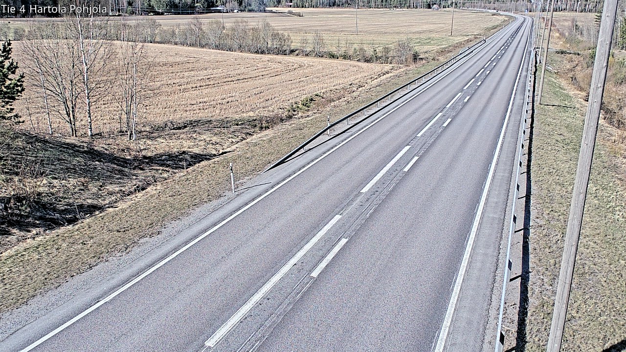 Weather Camera Image Road 4 Hartola, Pohjola, Hartola, Päijät-Häme