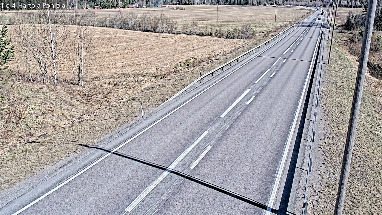 Weather Camera Image Road 4 Hartola, Pohjola, Hartola, Päijät-Häme