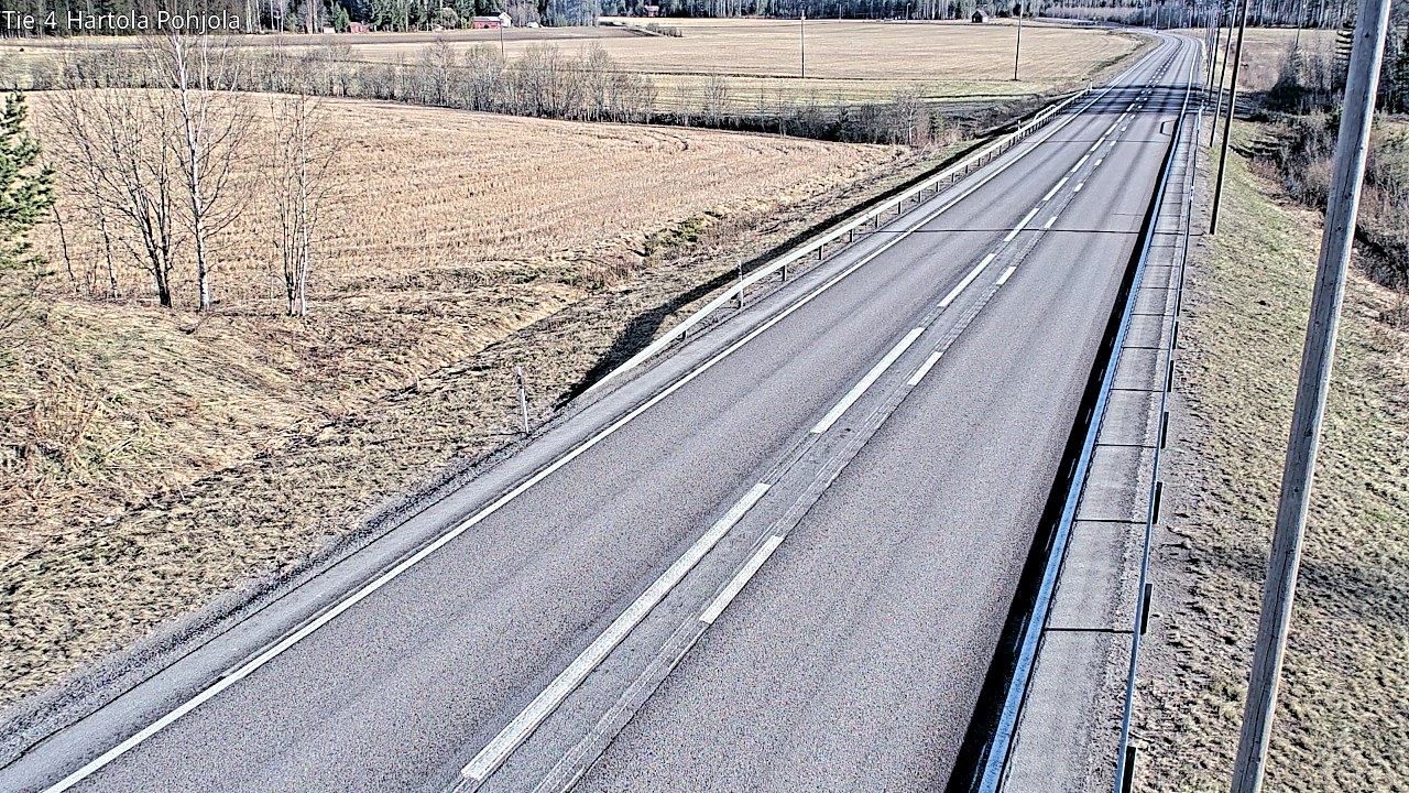 Weather Camera Image Road 4 Hartola, Pohjola, Hartola, Päijät-Häme