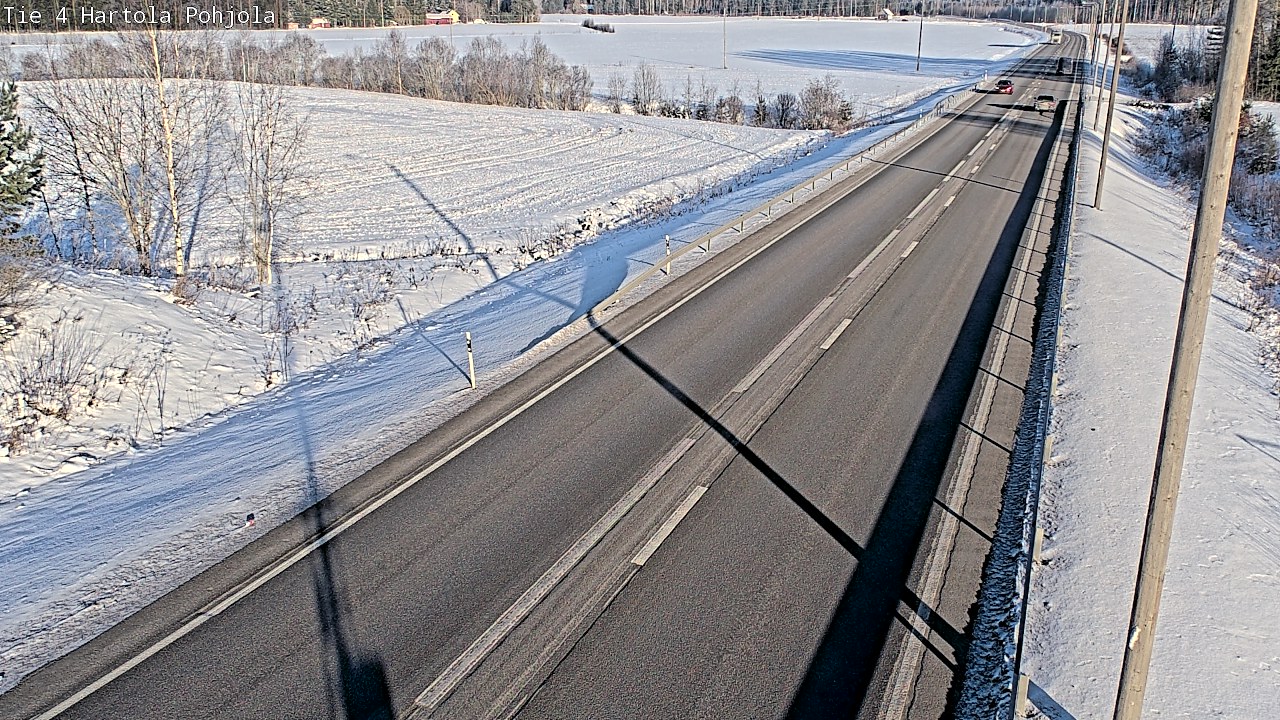 Weather Camera Image Road 4 Hartola, Pohjola, Hartola, Päijät-Häme