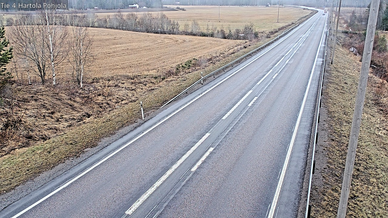 Weather Camera Image Road 4 Hartola, Pohjola, Hartola, Päijät-Häme