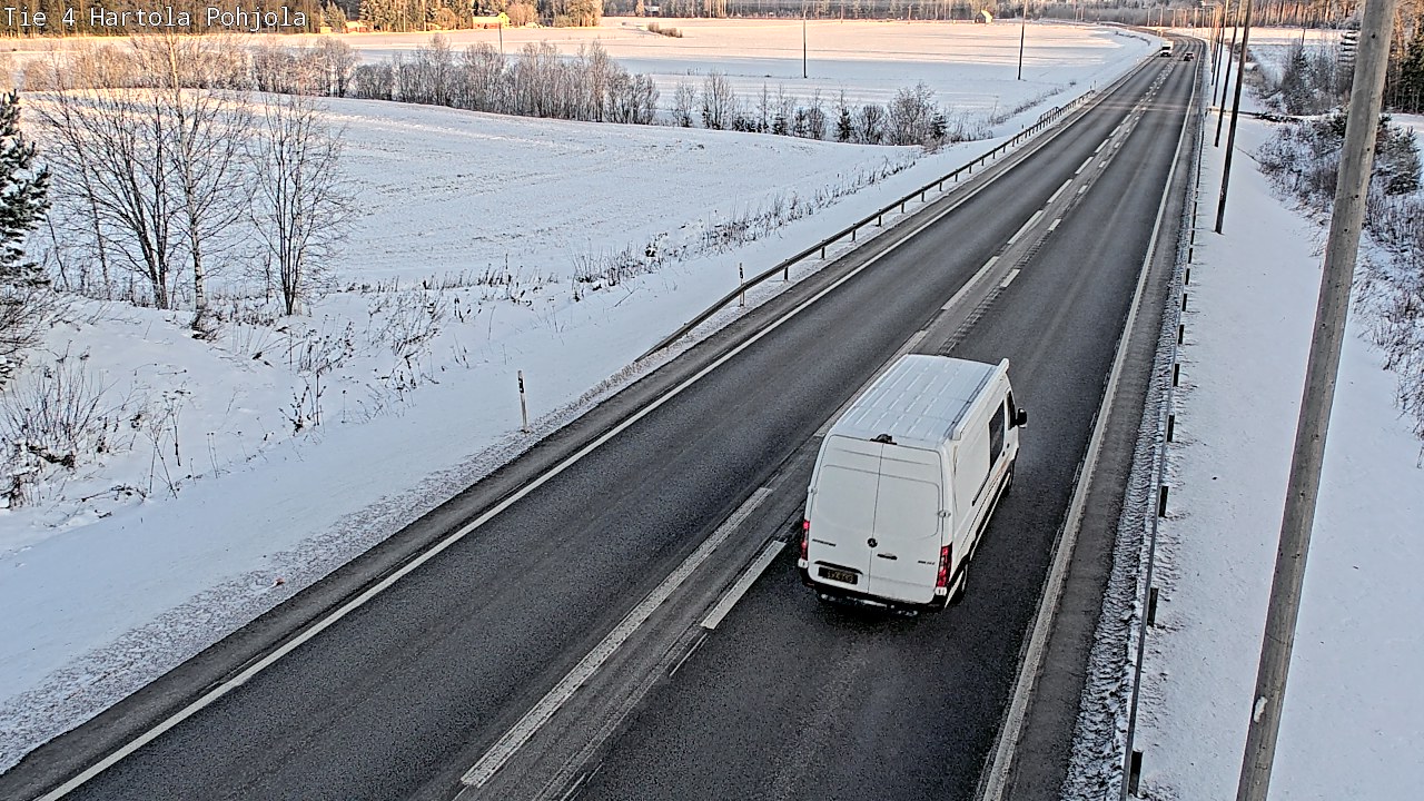Weather Camera Image Road 4 Hartola, Pohjola, Hartola, Päijät-Häme