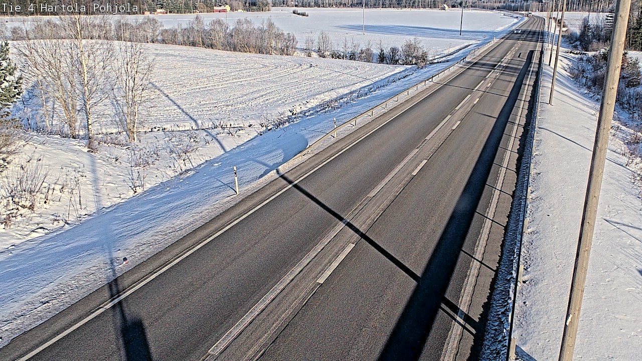 Weather Camera Image Road 4 Hartola, Pohjola, Hartola, Päijät-Häme