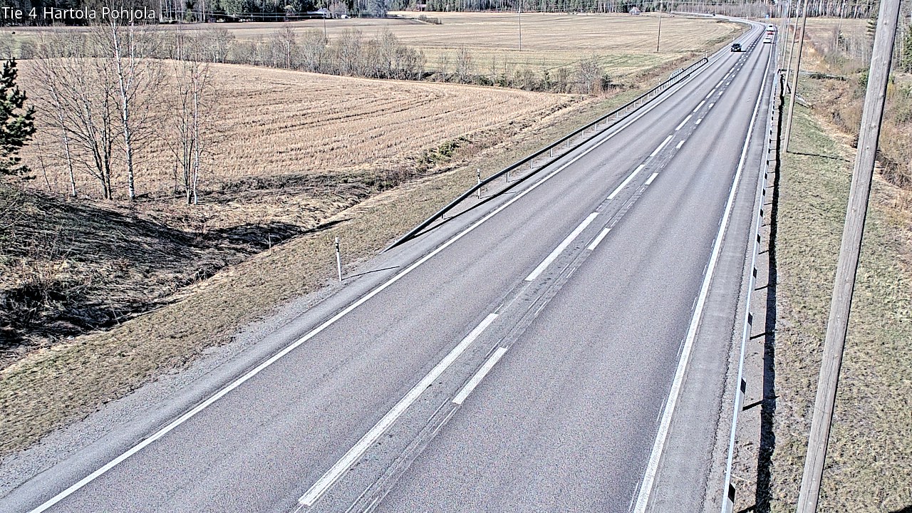 Weather Camera Image Road 4 Hartola, Pohjola, Hartola, Päijät-Häme