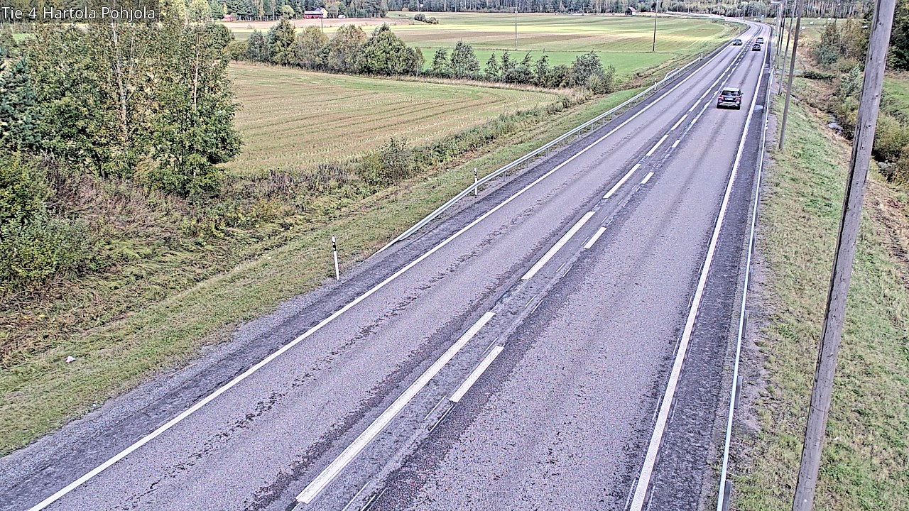 Weather Camera Image Road 4 Hartola, Pohjola, Hartola, Päijät-Häme