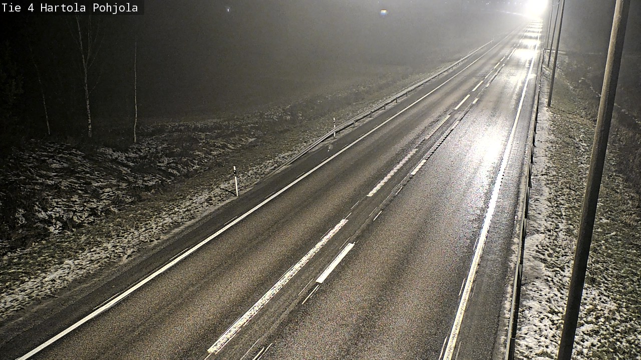 Weather Camera Image Road 4 Hartola, Pohjola, Hartola, Päijät-Häme