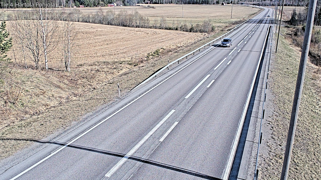 Weather Camera Image Road 4 Hartola, Pohjola, Hartola, Päijät-Häme