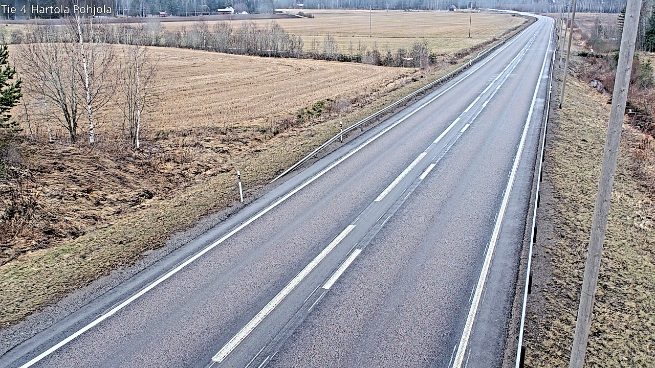 Weather Camera Image Road 4 Hartola, Pohjola, Hartola, Päijät-Häme