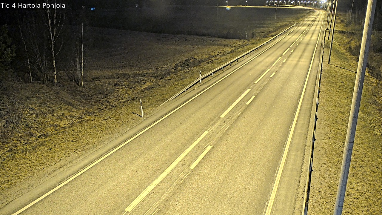 Weather Camera Image Road 4 Hartola, Pohjola, Hartola, Päijät-Häme