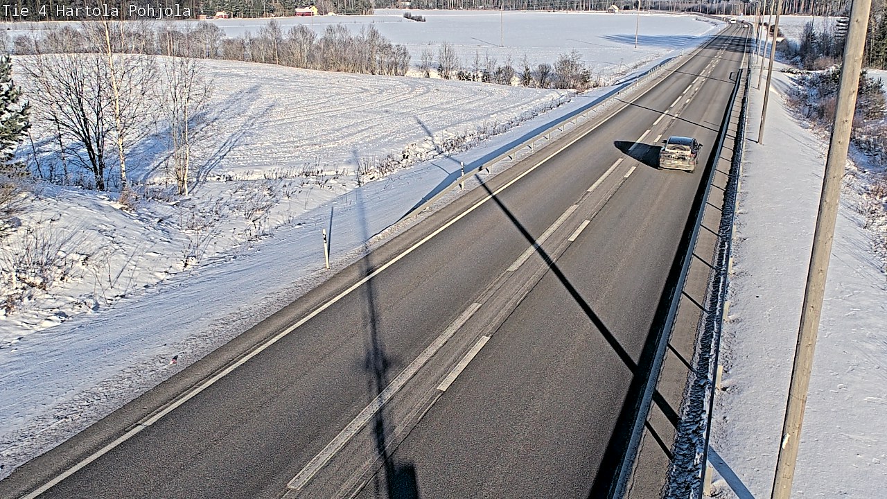 Weather Camera Image Road 4 Hartola, Pohjola, Hartola, Päijät-Häme